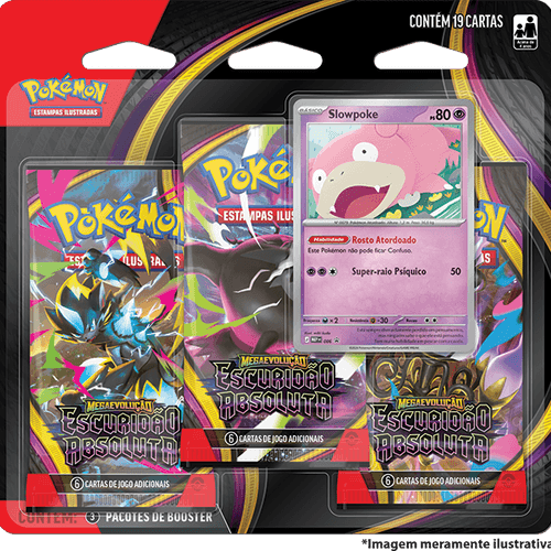 (PT-BR) Blister Triplo Pokémon ME05 – Escuridão Absoluta