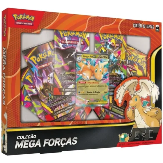 (PT-BR) Box Pokémon Mega Forças – Mega Dragonite ex