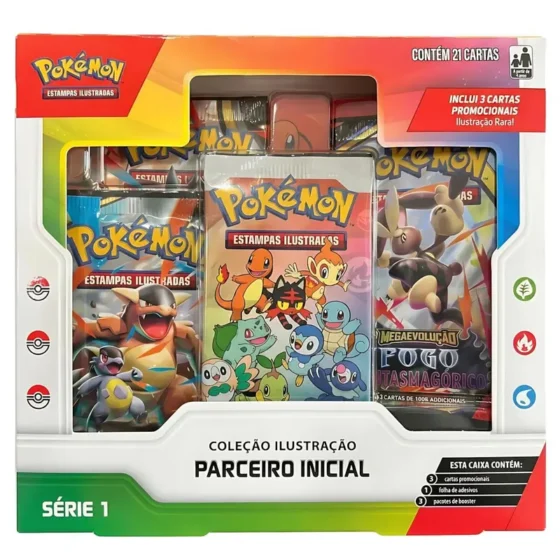 (PT-BR) Box Pokémon – Parceiro Inicial – Série 1
