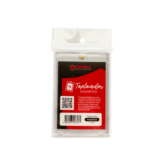 Top Loader Magnético Central – Transparente