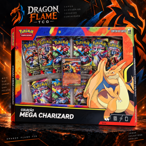 (PT-BR) Box Pokémon – Mega Charizard Y ex