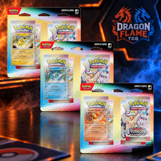 (PT-BR) Blister Quádruplo Pokémon SV8.5 – Evoluções Prismáticas